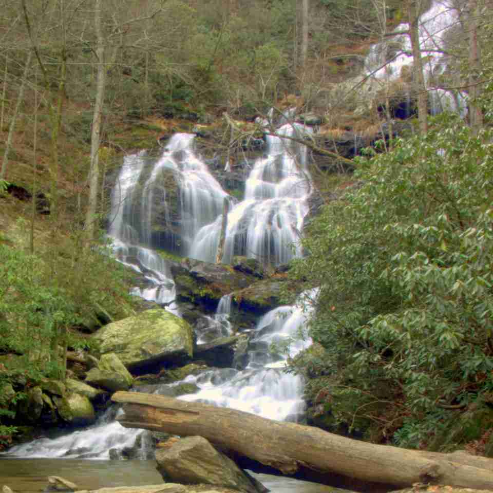 Photo of Catawba Falls, near Old Fort, NC.